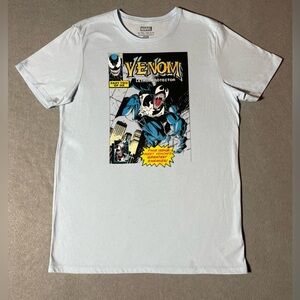 Marvel Venom Lethal Protector Men’s Retro Comic Blue T-Shirt Size XLT